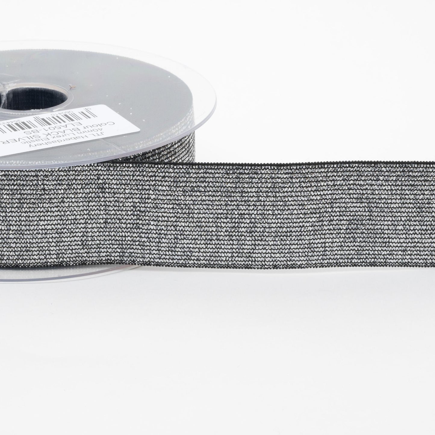 Lurex Elastic 40mm Wide Stretch Metallic Trim 4 Colours 1m - 10m Sewing Crafts