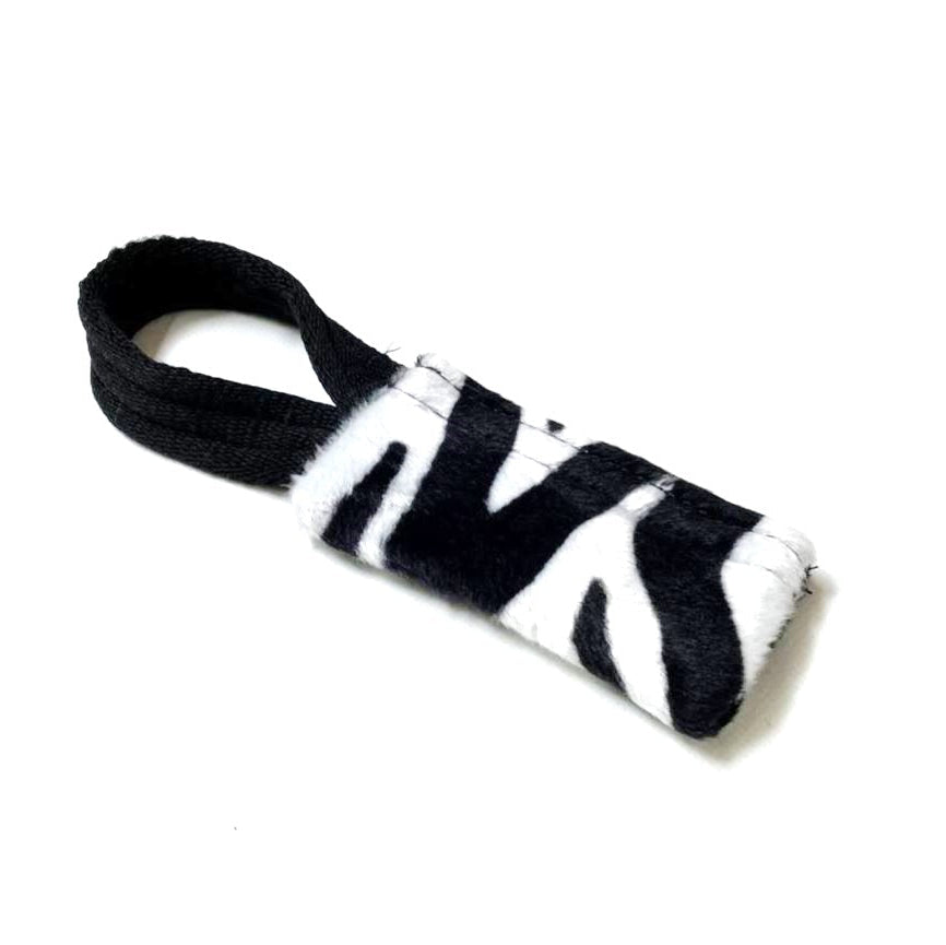 Dog Training Treat Bag Obedience Retrieve Furry Long Prey Dummy In Various Colours Small 4" x 2"
