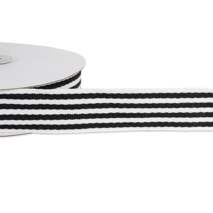 38mm Striped Webbing Multi Coloured 1 Metre - 10 Metres In Various Colours