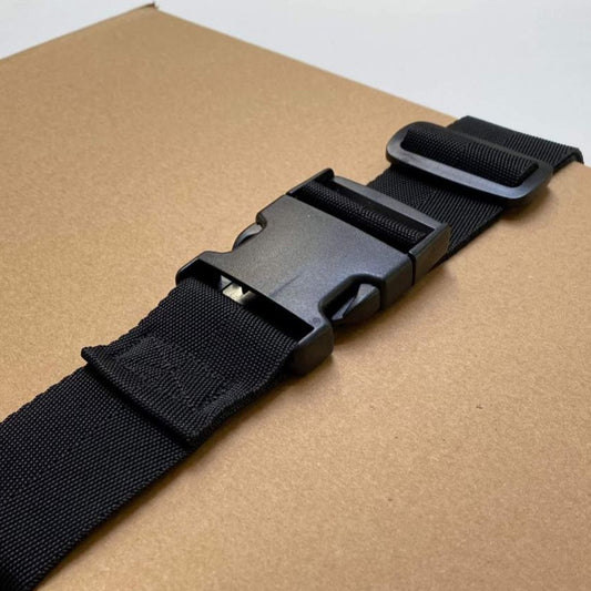 Tie Down Straps Plastic Side Release Buckle 50mm V-Twill Webbing 17 Colours Luggage Storage 1m - 5m Long