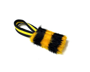 Dog Training Treat Bag Obedience Retrieve Furry Long Prey Dummy In Various Colours Small 4" x 2"