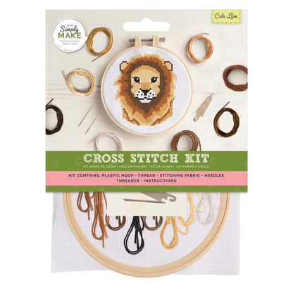Cross Stitch Kit Sewing Craft Childrens Adults Docrafts Simply Make Small 30 Designs UK Seller