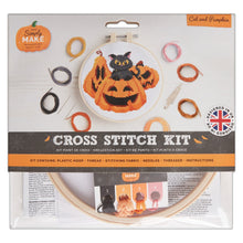 Load image into Gallery viewer, Autumn Halloween Cross Stitch Kit Sewing Craft 13 Designs Docrafts Simply Make