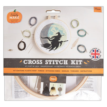 Autumn Halloween Cross Stitch Kit Sewing Craft 13 Designs Docrafts Simply Make