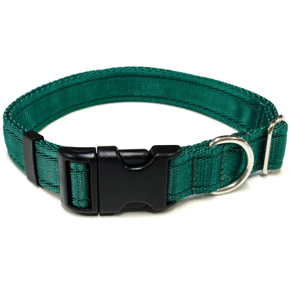 Adjustable Dog Collars 25mm Cushion Webbing In Various Colours And Sizes Small Medium Large