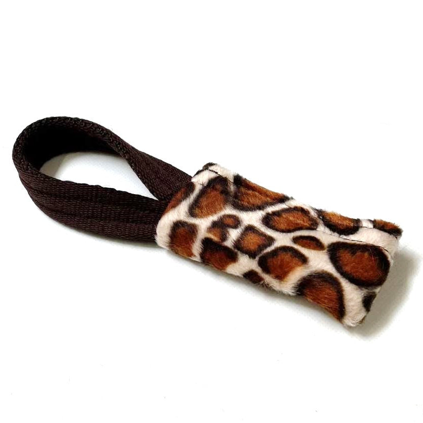 Dog Training Treat Bag Obedience Retrieve Furry Long Prey Dummy In Various Colours Small 4" x 2"