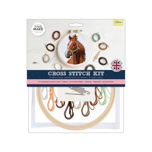 Cross Stitch Kit Sewing Craft Childrens Adults Docrafts Simply Make Large 20 Designs UK Seller