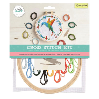 Cross Stitch Kit Sewing Craft Childrens Adults Docrafts Simply Make Large 20 Designs UK Seller