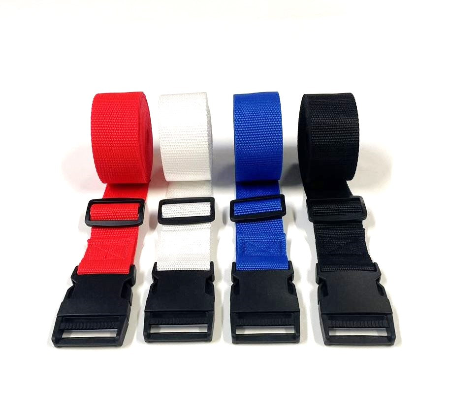 50mm Side Release Buckle Strap Tie Down 50mm Webbing 4 Colours Luggage Storage 1m - 5m