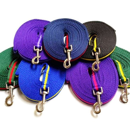 Dog Training Lead 5ft - 30ft Walking Leash Soft Strong 20mm Air Webbing