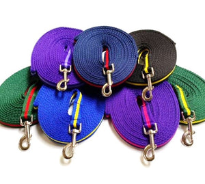 Dog Training Lead 5ft - 30ft Walking Leash Soft Strong 20mm Padded Air Webbing