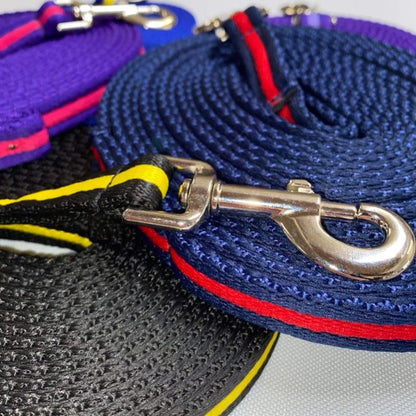 Dog Training Lead 5ft - 30ft Walking Leash Soft Strong 20mm Air Webbing
