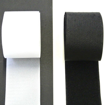 50mm Sew On Hook And Loop Interlocking Tape Black White Sewing Crafts DIY