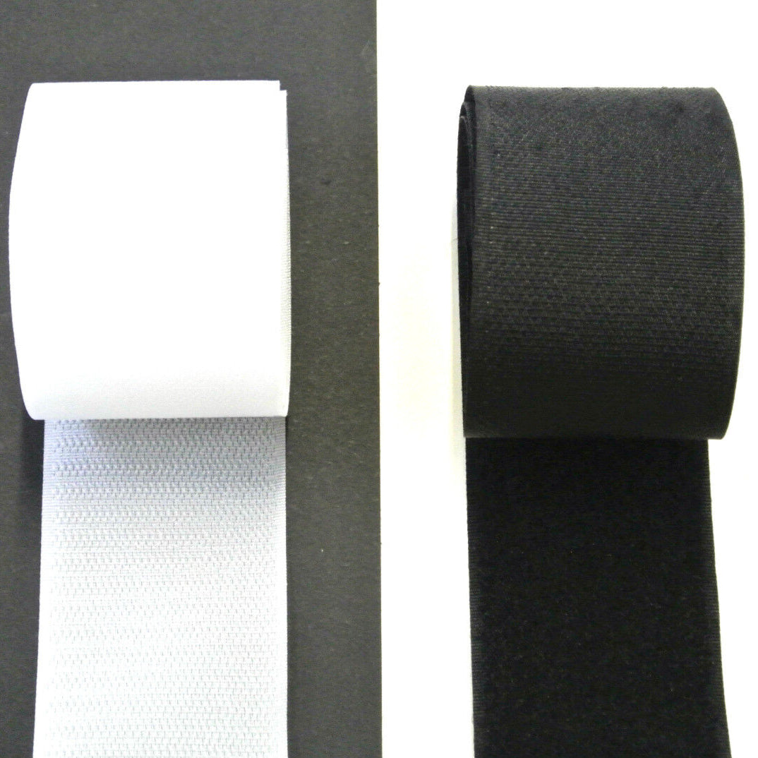 25mm Sew On Hook And Loop Interlocking Tape In 4 Colours Sewing Crafts DIY