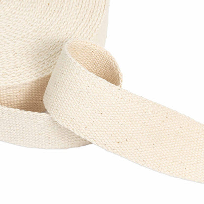 25mm Heavy Duty Cotton Webbing 100% Cotton 1 Inch Wide Sewing Bag Straps Tapes