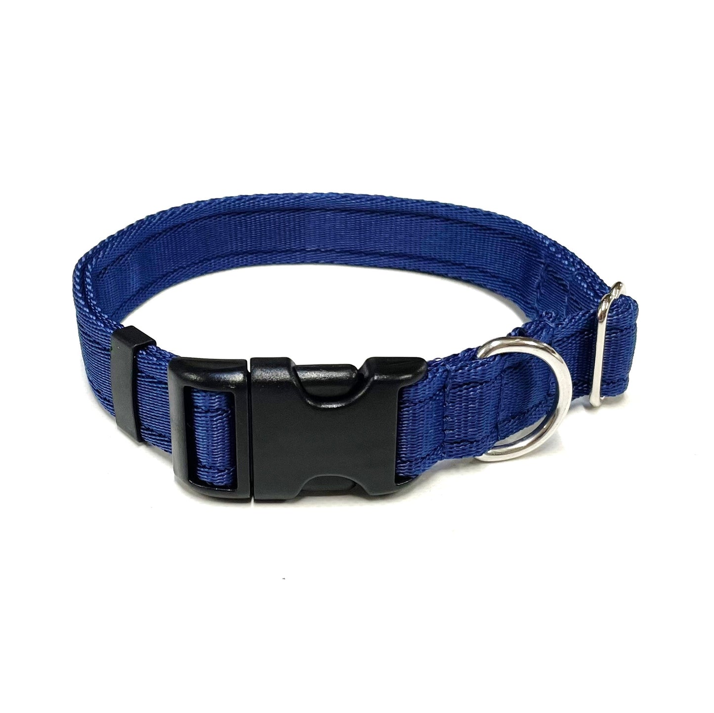 Adjustable Dog Collars 25mm Cushion Webbing In Various Colours And Sizes Small Medium Large