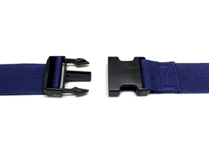 Tie Down Straps Plastic Side Release Buckle 50mm V-Twill Webbing 17 Colours Luggage Storage 1m - 5m Long