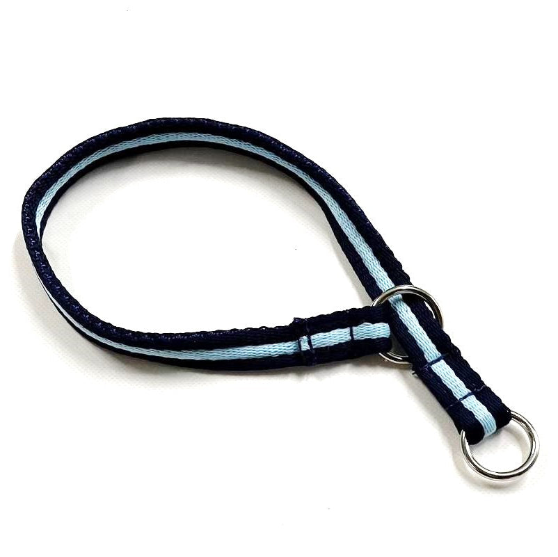 Dog Slip Collar 20" Neck Size 20mm 25mm Soft Air Webbing Various Colours