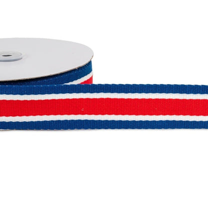 38mm Striped Webbing Multi Coloured 1 Metre - 10 Metres In Various Colours