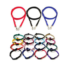 Load image into Gallery viewer, Dog Collar And Police Style Dog Lead Set 13mm Webbing Small Collar In Various Lengths And Matching Colours