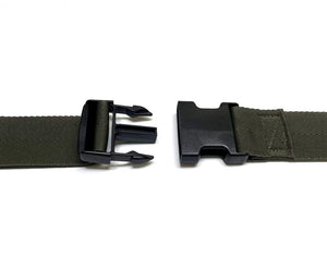 Tie Down Straps Plastic Side Release Buckle 50mm V-Twill Webbing 17 Colours Luggage Storage 1m - 5m Long