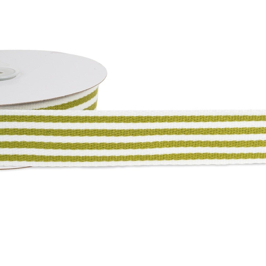 38mm Striped Webbing Multi Coloured 1 Metre - 10 Metres In Various Colours