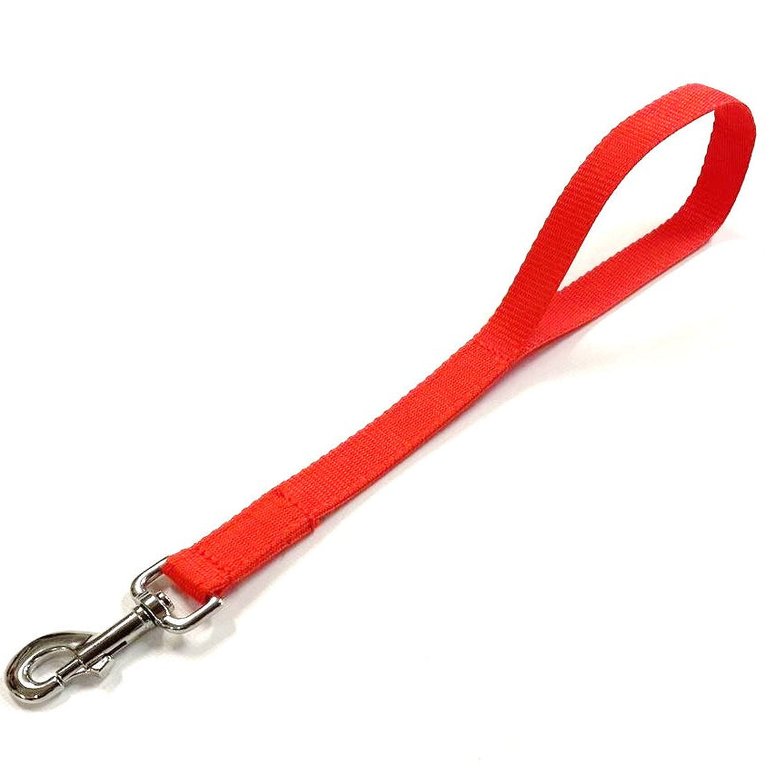 20" Short Close/Traffic Control Dog Training Lead Leash Grab Handle 25mm Webbing