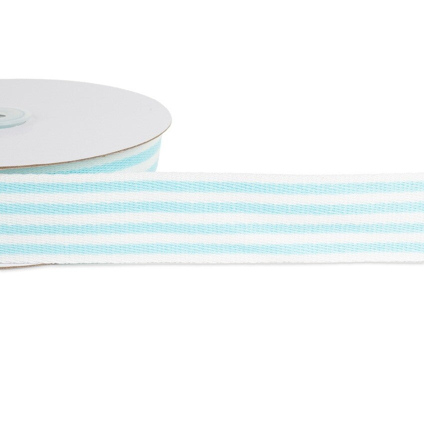 38mm Striped Webbing Multi Coloured 1 Metre - 10 Metres In Various Colours