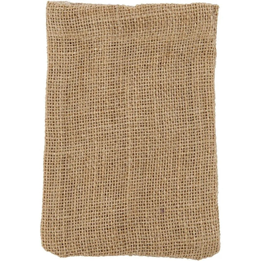 Hessian Jute Gift Bags Fabric Linen Christmas Pouch Wedding x1 x2 x4 UK Seller
