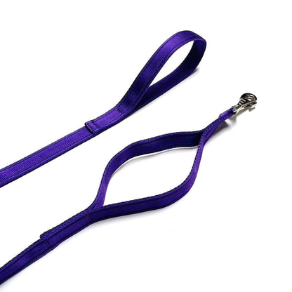 Dog Lead With Double Handle For Quick Grab Safety Control 2m Long Walking Leash