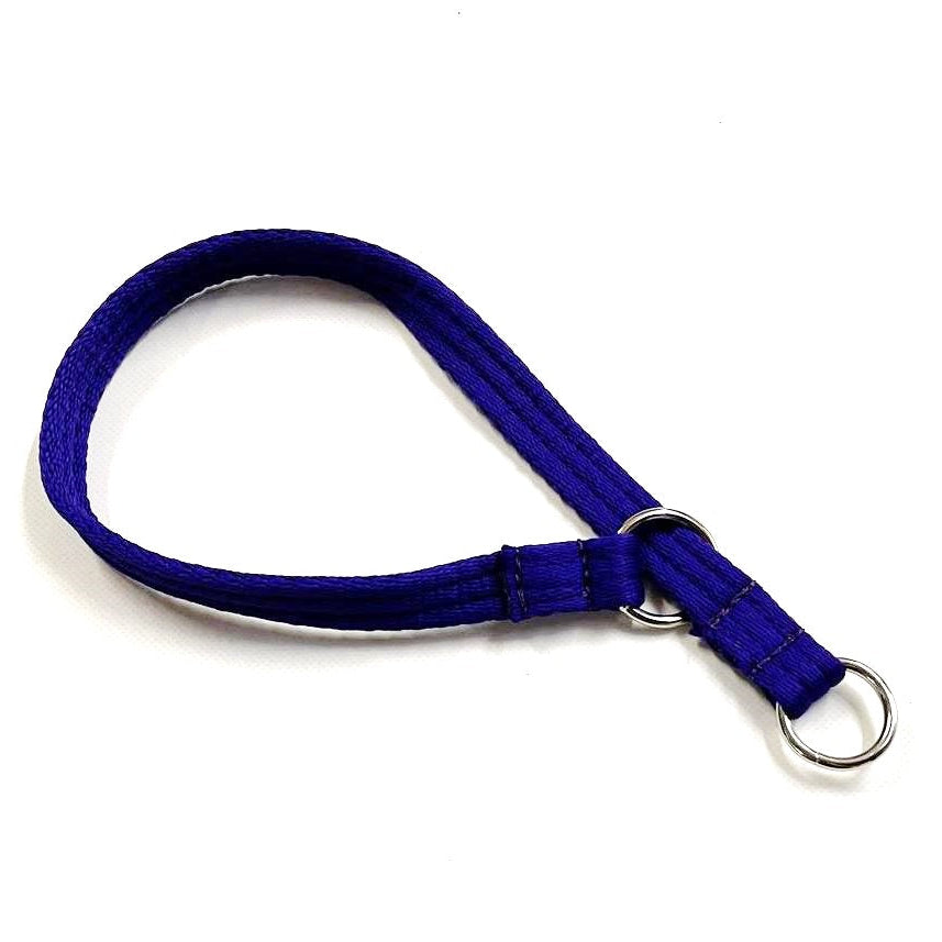 Dog Slip Collar 14" Neck Size 20mm 25mm Soft Air Webbing Various Colours