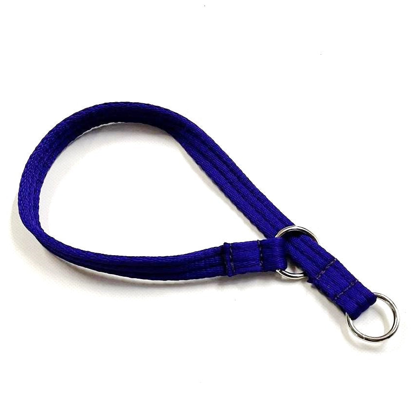 Dog Slip Collar 16" Neck Size 20mm 25mm Soft Air Webbing Various Colours