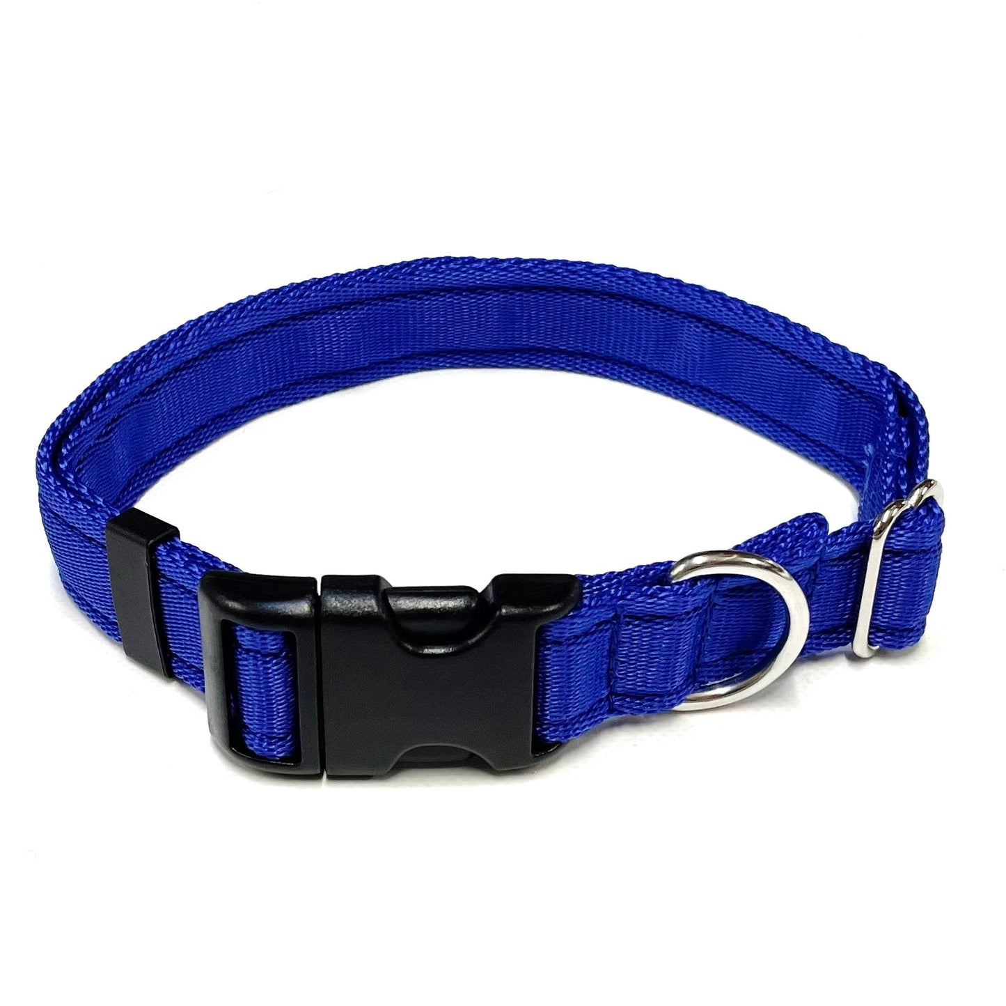 Adjustable Dog Collars 25mm Cushion Webbing In Various Colours And Sizes Small Medium Large