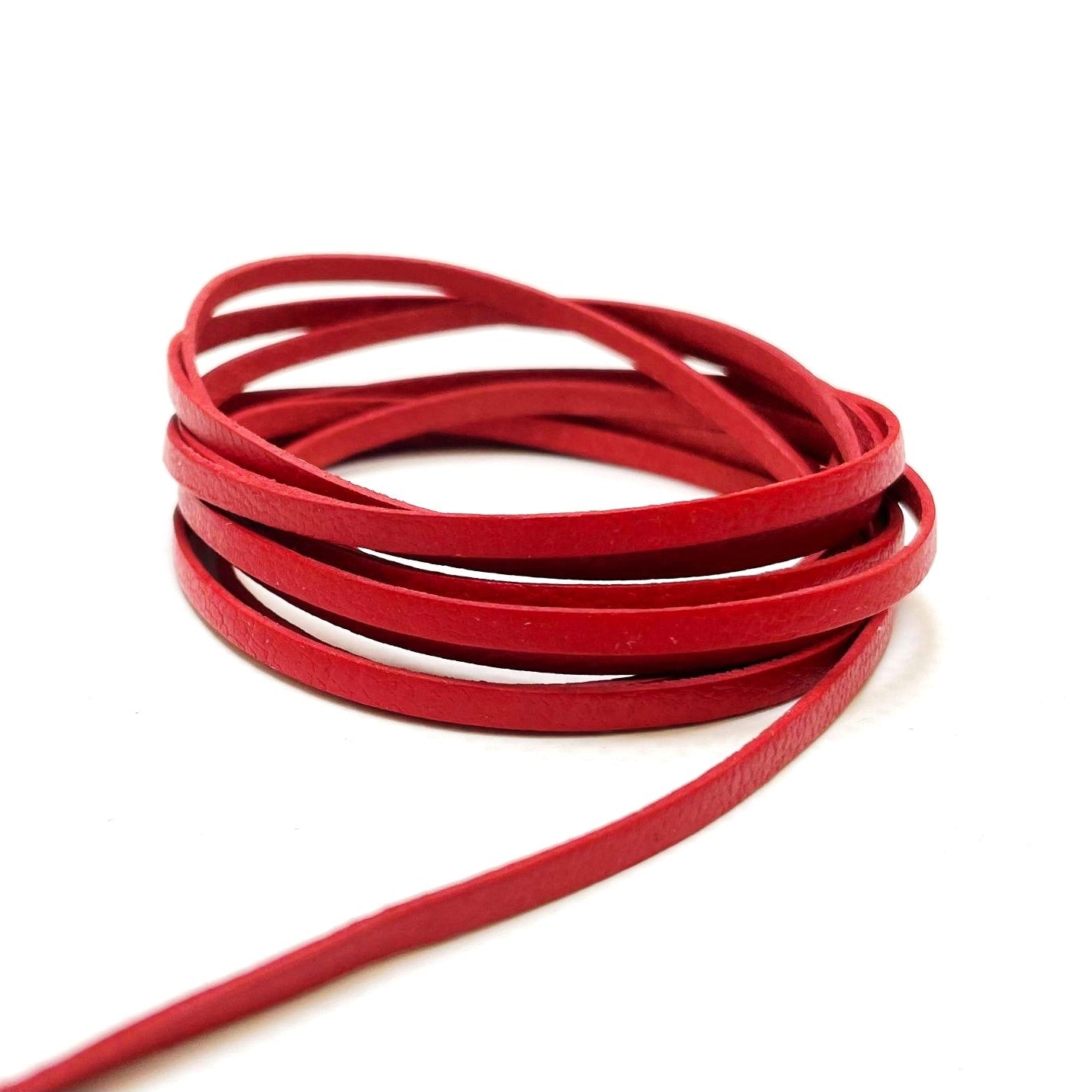 3mm Flat Genuine Leather Thonging Strip Laces Cord Various Colours And Lengths