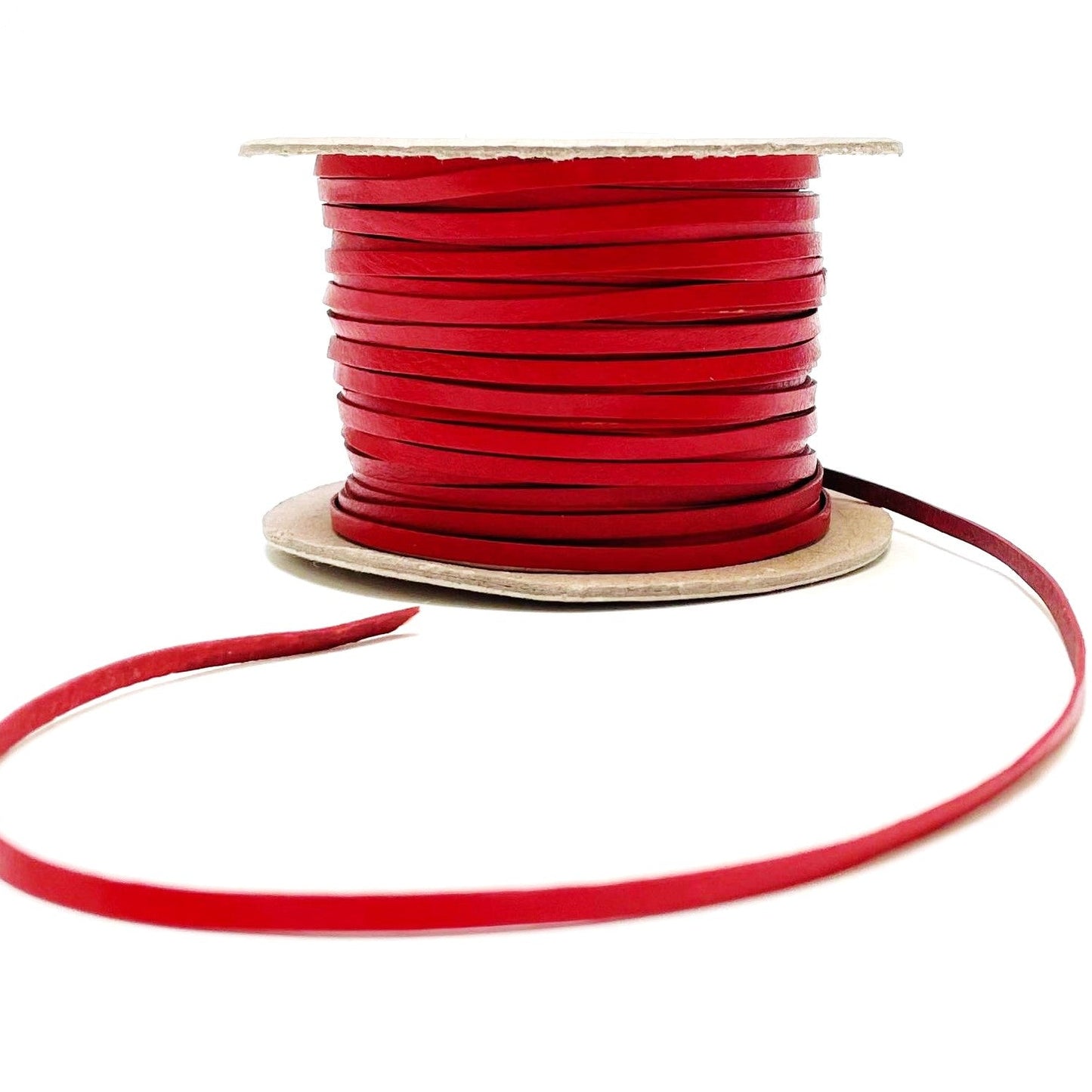 3mm Flat Genuine Leather Thonging Strip Laces Cord Various Colours And Lengths