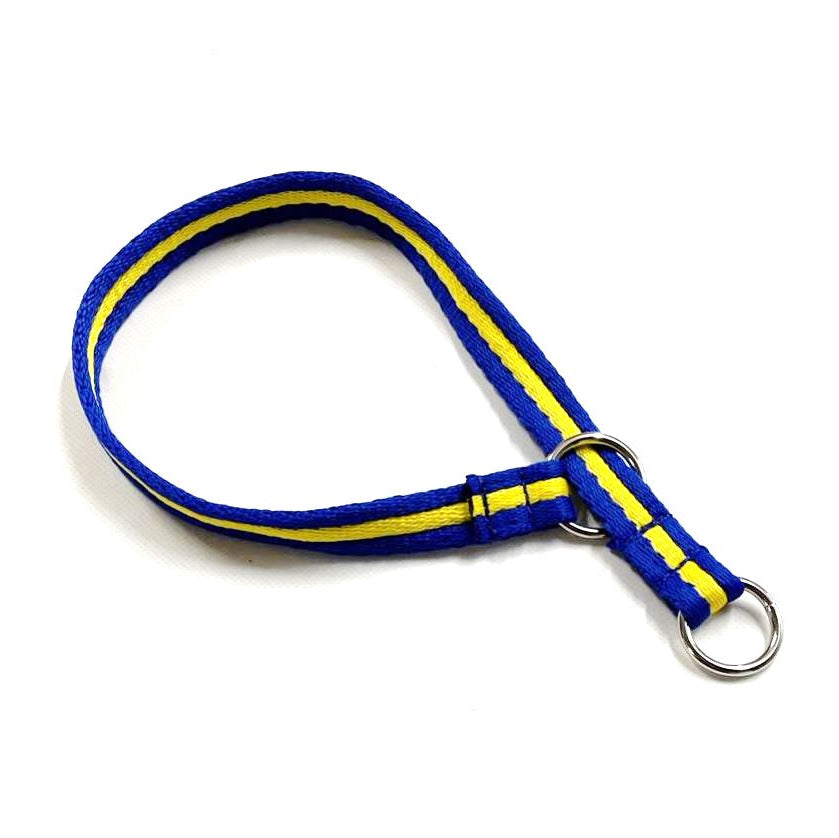 Dog Slip Collar 16" Neck Size 20mm 25mm Soft Air Webbing Various Colours