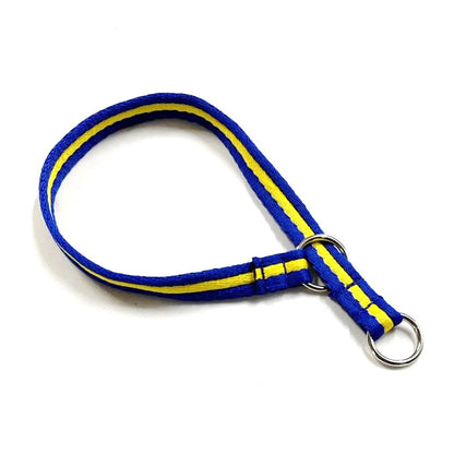 Dog Slip Collar 16" Neck Size 20mm 25mm Soft Air Webbing Various Colours