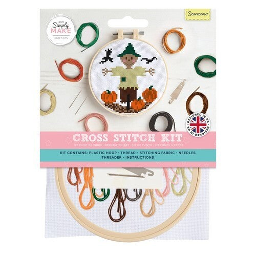 Cross Stitch Kit Sewing Craft Childrens Adults Docrafts Simply Make Small 30 Designs UK Seller