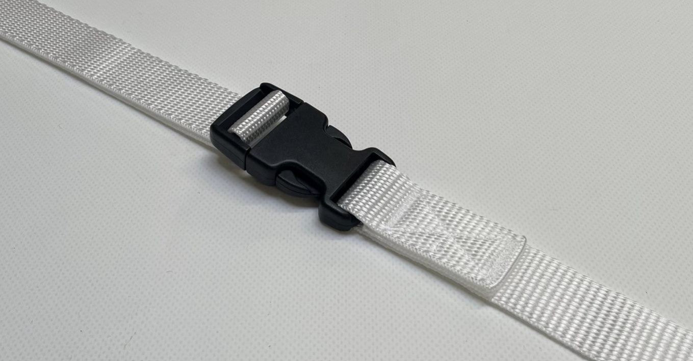 Tie Down Strap Side Release Buckle Belt Luggage Storage Strap 25mm Polypropylene Webbing 19 Colours