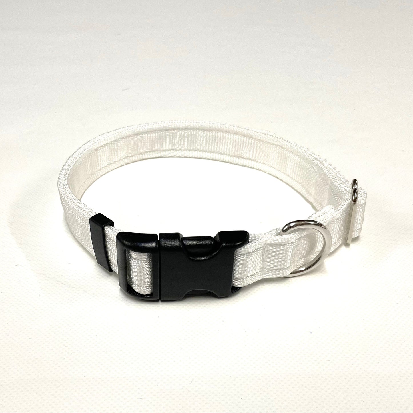 Adjustable Dog Collars 25mm Cushion Webbing In Various Colours And Sizes Small Medium Large