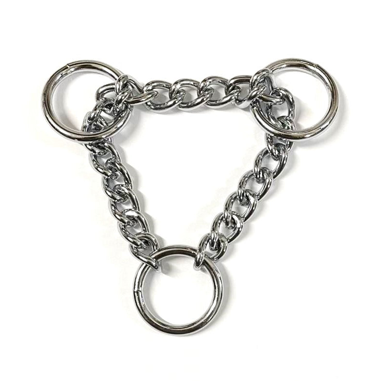 Half Check Chains For Dog Collars In Solid Brass or Chrome Plated In Various Sizes