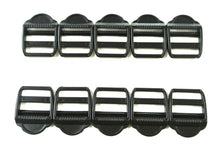 Load image into Gallery viewer, Plastic Ladderlock Buckles 25mm For Webbing Straps Bags