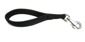 13" Short Close Control Dog Lead With Padded Handle In Various Colours 25mm Webbing