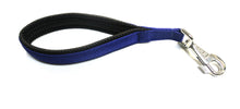 Load image into Gallery viewer, 10&quot; Short Close Control Dog Lead In Royal Blue With Padded Handle 