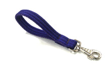 Load image into Gallery viewer, 10&quot; Soft Cushioned Padded Short Close Control Dog Lead In Purple