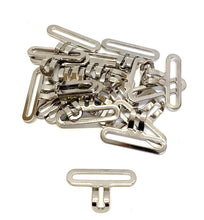 Load image into Gallery viewer, New 2&quot;/50mm Nickel Plated Surcingle Clip Sets Male Female 3 Bar Slides Ideal For Horse Rug Repairs