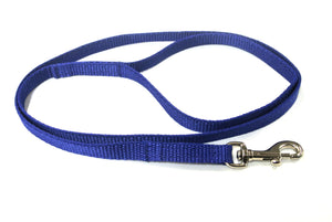 76" Long Dog Walking Lead Puppy Leash 13mm Wide Strong Durable Webbing In 18 Colours