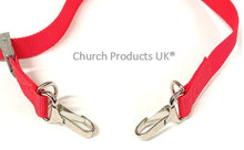 Load image into Gallery viewer, Metal Cam Buckle Straps Tie Down With Clip And D-ring Each End 25mm Webbing In 7 Colours