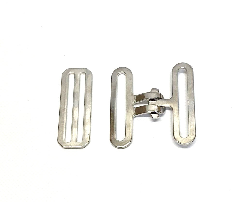 25mm Fluted Heavy Duty Trigger Clips Hooks Nickel Plated For Dog