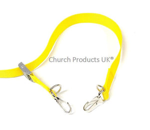 Metal Cam Buckle Straps Tie Down With Clip And D-ring Each End 25mm Webbing In 7 Colours
